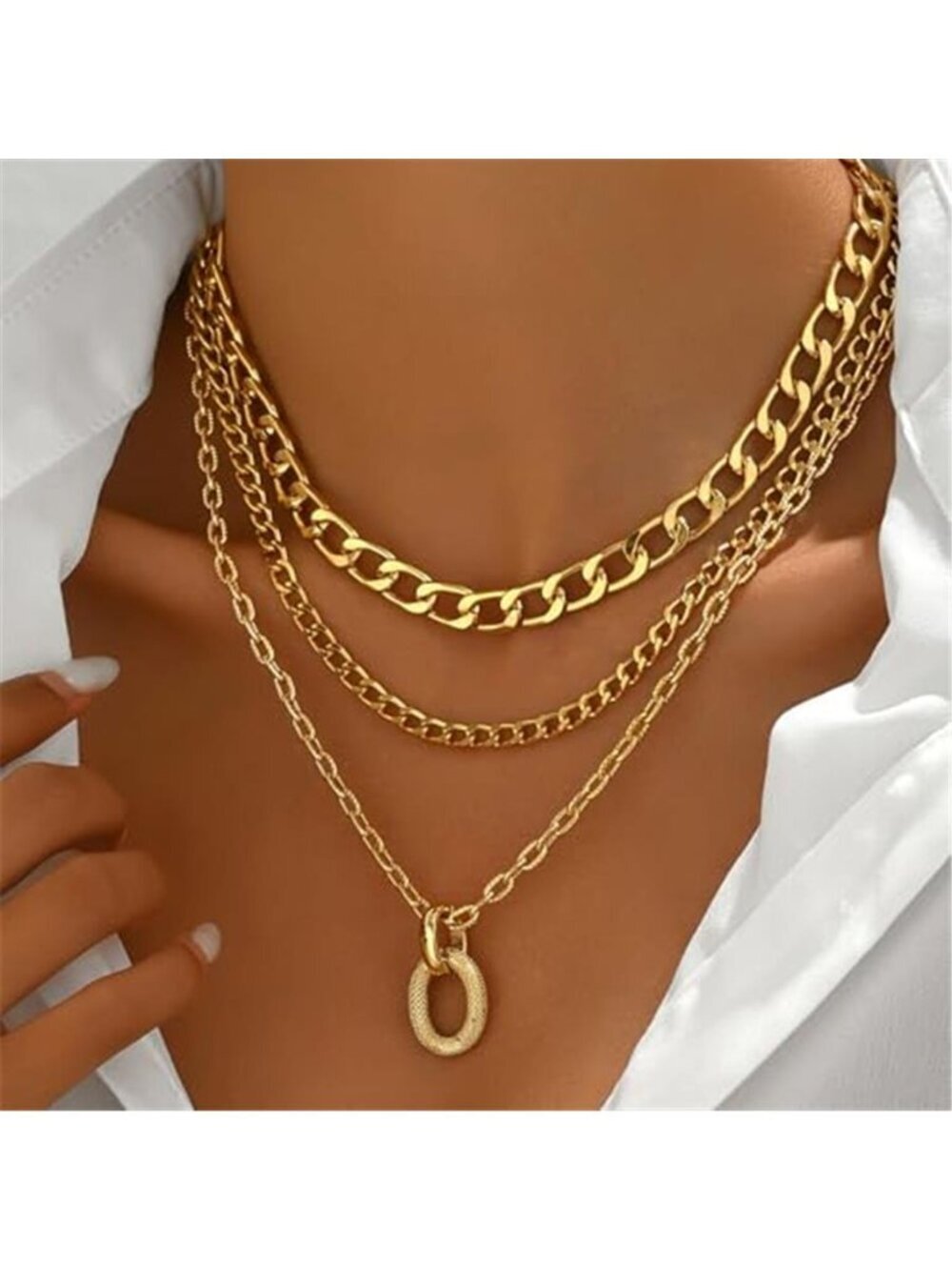 NEWITIN 100 Pcs Gold Silver Jewelry Set for Women Fashion Costume Jewelry - Picture 6 of 7